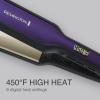 imageRemington 12quot Flat Iron Hair Straightener with AntiStatic Technology 15Second Heat Up ampamp 60 Minute Auto Shut Off 30 Longer Ceramic Floating Plates Titanium  Ceramic CoatingPurple