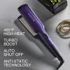 imageRemington 12quot Flat Iron Hair Straightener with AntiStatic Technology 15Second Heat Up ampamp 60 Minute Auto Shut Off 30 Longer Ceramic Floating Plates Titanium  Ceramic CoatingPurple