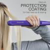 imageRemington 12quot Flat Iron Hair Straightener with AntiStatic Technology 15Second Heat Up ampamp 60 Minute Auto Shut Off 30 Longer Ceramic Floating Plates Titanium  Ceramic CoatingPurple