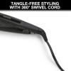 imageRemington 12quot Flat Iron Hair Straightener with AntiStatic Technology 15Second Heat Up ampamp 60 Minute Auto Shut Off 30 Longer Ceramic Floating Plates Titanium  Ceramic CoatingBlack