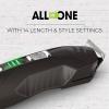 imageRemington AllinOne Grooming Kit Lithium Powered 8 Piece Set with Trimmer Mens Shaver Clippers Beard and Stubble Combs BlackBlack