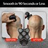 imageRemington Balder Boss Electric Razor for Head XR7120  Premier WetDry Bald Head Shaver Japanese Steel Blades Cordless Rechargeable Effortless Head Shaving with Precision Dual Track HeadsBlack