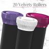 imageRemington Ionic Conditioning Hair Setter 20 Velvet Hair Rollers 6 Large 1 10 Medium 1quot 4 Small  Blowout Style Hair Curlerspink
