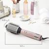 imageRemington Pro Wet2style Oval Dryer ampamp Volumizing Brush 1 Count Pack of 1 BlushMauve Round Brush Dryer