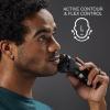 imageRemington Ultrastyle Rechargeable Rotary Shaver Pr1320 BlackNeon GreenBlack