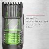 imageRemington Vacuum Beard Trimmer13 Length and Style Settings with Adjustable Length Comb 218mmVacuum Trimmer for Beard Mustache and Stubble Rechargeable Lithium Power Washable Removable BladesBlackGreen