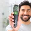 imageRemington Vacuum Beard Trimmer13 Length and Style Settings with Adjustable Length Comb 218mmVacuum Trimmer for Beard Mustache and Stubble Rechargeable Lithium Power Washable Removable BladesBlackGreen