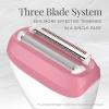 imageRemington WDF4821US Smooth ampamp Silky Electric Shaver for Women 3Blade Cordless Foil Shaver and Bikini Trimmer for Wet or Dry Use PinkPeach