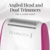 imageRemington WSF4810US Smooth ampamp Silky On the Go Shaver WetDry Razor with Hypoallergenic Foil ColorDesign May VaryPink