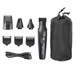 imageRemington AllinOne Groomer 10 Pcs Grooming Kit with 16 Length and Style Settings Up to 70 Minute Runtime for Premium Performance with Smooth Glide ComfortGraphite
