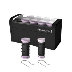 imageRemington Compact Ceramic Dual Voltage Hot Rollers for Long and Short Hair Hair Setters Hair Curlers 11 quot PurpleBlack 10 Piece SetPurpleBlack