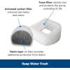 imagePetSafe Butterfly Cat Water Fountain with Pump ampamp Filters  Cute Water Dispenser with 50 oz Capacity  Pump ampamp Filters Keep Water Clean ampamp Fresh  Filter Contains 2X More Carbon Than Other Brands