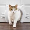 imagePetSafe Never Rust Indoor Cat Door  for Interior Doors  Adds Privacy Keeps Dogs Out of Cats Space Food and Litter Box  for Cats Up to 20lb  Durable and Easy to Install  Made in USACat Corridor Interior Pet Door