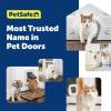 imagePetSafe Never Rust Indoor Cat Door  for Interior Doors  Adds Privacy Keeps Dogs Out of Cats Space Food and Litter Box  for Cats Up to 20lb  Durable and Easy to Install  Made in USACat Corridor Interior Pet Door