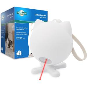 imagePetSafe Laser Tail Cat Toy  Fun and Safe Laser Light Game for Cats  Hands Free PlayWhiteDancing Dot