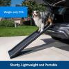 imagePetSafe Happy Ride Foldable Pet Ramp Lightweight Design Durable Material Supports Up to 150 Lb High Traction Surface Safety Latch for Secure Storage Outdoor Pet Ramp Dark Gray