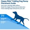 imagePetSafe Happy Ride Foldable Pet Ramp Lightweight Design Durable Material Supports Up to 150 Lb High Traction Surface Safety Latch for Secure Storage Outdoor Pet Ramp Dark Gray