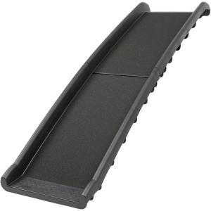 imagePetSafe Happy Ride Foldable Pet Ramp Lightweight Design Durable Material Supports Up to 150 Lb High Traction Surface Safety Latch for Secure Storage Outdoor Pet Ramp Dark Gray