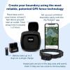 imagePetSafe Guardian GPS Connected Customizable Fence  SubscriptionFree GPS Dog Fence for Large Yards Create Your Own Boundary for up to 8 Dogs 10 Static Levels Long Battery Life ampamp Smartphone SyncingGuardian GPS Connected Fence Kit