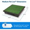 imagePetSafe Pet Loo Portable Dog Potty  Pet Toilet Alternative for Puppy Pads  Medium  Perfect for House Training  EasytoClean Grass MatMedium Pack of 1