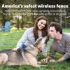 imagePetSafe Stay ampamp Play Wireless Pet Fence for Stubborn Dogs  No Dig Circular Boundary Secure 34Acre Yard for Dogs 5lbs Americas Safest Wireless Pet Containment SystemStubborn Dog Wireless Fence Kit