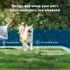 imagePetSafe Stubborn Dog InGround Pet Fence Electric Fence for Stubborn Dogs 500 Ft 13 Acre 20 Gauge Wire Kit Underground Dog Containment System for Persistent Pets Red and Black500 ft 13 Acre