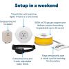 imagePetSafe YardMax Rechargeable InGround Dog Fence 500 Ft 13 Acre Underground Dog Containment Kit Covers Up to 10 Acres Electric Pet Collar from The Parent Company of Invisible Fence Brand20 Gauge Wire Kit