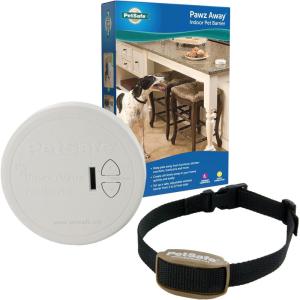 imagePetSafe Pawz Away Indoor Electronic Pet Barrier Indoor Barrier for Dogs and Cats with Wireless Transmitter for Control Adjustable Boundary Range Safe Static Correction Feature Cat Proof