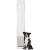 imagePetSafe Doggy Door for Sliding Glass Doors Adjustable Height 75 78quot to 81quot NoCut DIY Install Aluminum Panel Ideal for Renters for Medium Dogs Up to 40 lb White MediumWhite