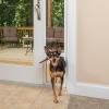 imagePetSafe Doggy Door for Sliding Glass Doors Adjustable Height 75 78quot to 81quot NoCut DIY Install Aluminum Panel Ideal for Renters for Medium Dogs Up to 40 lb White MediumWhite