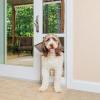 imagePetSafe Doggy Door for Sliding Glass Doors Adjustable Height 75 78quot to 81quot NoCut DIY Install Aluminum Panel Ideal for Renters for Medium Dogs Up to 40 lb White MediumWhite