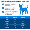 imagePetSafe Doggy Door for Sliding Glass Doors Adjustable Height 75 78quot to 81quot NoCut DIY Install Aluminum Panel Ideal for Renters for Medium Dogs Up to 40 lb White MediumWhite