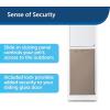 imagePetSafe Doggy Door for Sliding Glass Doors Adjustable Height 75 78quot to 81quot NoCut DIY Install Aluminum Panel Ideal for Renters for Medium Dogs Up to 40 lb White MediumBronze