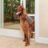 imagePetSafe Doggy Door for Sliding Glass Doors Adjustable Height 75 78quot to 81quot NoCut DIY Install Aluminum Panel Ideal for Renters for Medium Dogs Up to 40 lb White MediumWhite