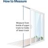 imagePetSafe Doggy Door for Sliding Glass Doors Adjustable Height 75 78quot to 81quot NoCut DIY Install Aluminum Panel Ideal for Renters for Medium Dogs Up to 40 lb White MediumBronze