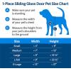 imagePetSafe Doggy Door for Sliding Glass Doors Adjustable Height 75 78quot to 81quot NoCut DIY Install Aluminum Panel Ideal for Renters for Medium Dogs Up to 40 lb White MediumWhite
