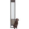 imagePetSafe Doggy Door for Sliding Glass Doors Adjustable Height 75 78quot to 81quot NoCut DIY Install Aluminum Panel Ideal for Renters for Medium Dogs Up to 40 lb White MediumBronze