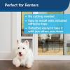 imagePetSafe Extreme Weather Sliding Glass Pet Door  Easy to Install Perfect for Rental Homes and Apartments  Adjustable Height 75 78quot to 80 1116quot  Insert for Patio Sliding Glass Doors Medium SizeWhite
