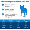 imagePetSafe Sliding Glass Cat and Dog Door Insert  Great for Rentals and Apartments  Small Medium Large Pets  No Cutting DIY InstallationWhite