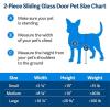 imagePetSafe Sliding Glass Cat and Dog Door Insert  Great for Rentals and Apartments  Small Medium Large Pets  No Cutting DIY InstallationWhite