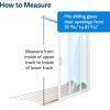 imagePetSafe Sliding Glass Cat and Dog Door Insert  Great for Rentals and Apartments  Small Medium Large Pets  No Cutting DIY InstallationWhite