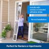 imagePetSafe Sliding Glass Cat and Dog Door Insert  Great for Rentals and Apartments  Small Medium Large Pets  No Cutting DIY InstallationWhite