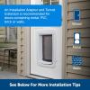 imageSmartDoor Never Rust Connected Pet Door Dog and Cat Selective Entry and Exit App Enabled Pet Door Smart Device Smartphone Controlled Customize Schedule Multiple Pets MediumSmartDoor