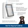imageSmartDoor Never Rust Connected Pet Door Dog and Cat Selective Entry and Exit App Enabled Pet Door Smart Device Smartphone Controlled Customize Schedule Multiple Pets MediumSmartDoor