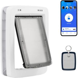 imageSmartDoor Never Rust Connected Pet Door Dog and Cat Selective Entry and Exit App Enabled Pet Door Smart Device Smartphone Controlled Customize Schedule Multiple Pets MediumSmartDoor