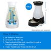imagePetSafe Healthy Pet Water Station  Large 320 oz Capacity  Gravity Pet Water Fountain Automatic Cat Water Fountain or Dog Water Fountain  Water Dispenser  Removable Stainless Steel Bowl IncludedWaterer
