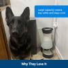 imagePetSafe Healthy Pet Water Station  Large 320 oz Capacity  Gravity Pet Water Fountain Automatic Cat Water Fountain or Dog Water Fountain  Water Dispenser  Removable Stainless Steel Bowl IncludedWaterer