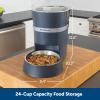 imagePetSafe Smart Feed Pet Feeder Automatic Cat Feeder Automatic Dog Feeder with App Compatible with Alexa Apple Android Backup Batteries for Power Outage BlackFeeder for 1 Pet