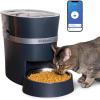 imagePetSafe Smart Feed Pet Feeder Automatic Cat Feeder Automatic Dog Feeder with App Compatible with Alexa Apple Android Backup Batteries for Power Outage BlackFeeder for 1 Pet