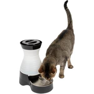 imagePetSafe Healthy Pet Water Station  Large 320 oz Capacity  Gravity Pet Water Fountain Automatic Cat Water Fountain or Dog Water Fountain  Water Dispenser  Removable Stainless Steel Bowl IncludedWaterer